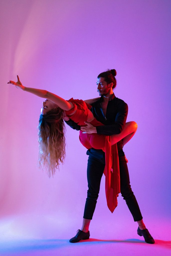 Tango dancers...